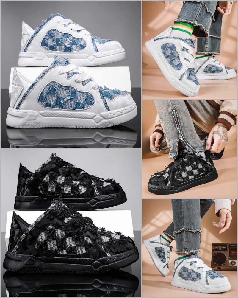 Denim Delights with 'Velocity Matrix' X9X Sneakers from Swag+Chic's Sneaker Collection