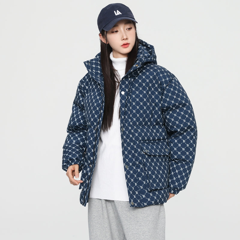 MLB LX05 Monogram Down Jacket - Imperial Navy