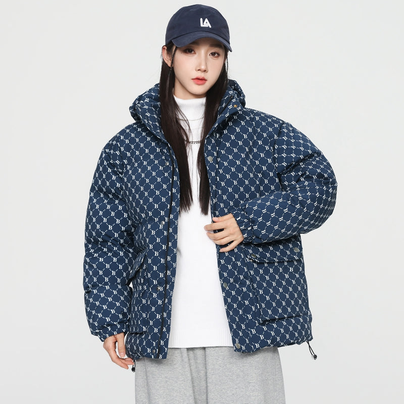 MLB LX05 Monogram Down Jacket - Imperial Navy