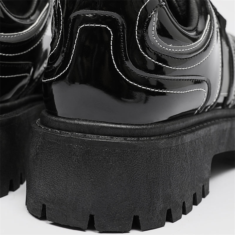 MLB LTHR-17 Reflective Chunky Boots