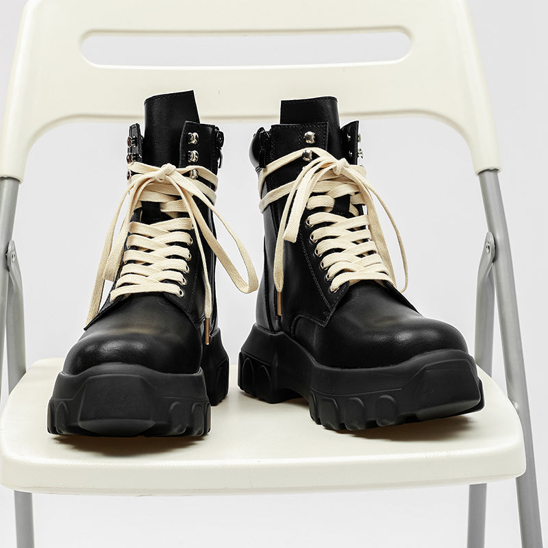 MLB LTHR-01 High-Top Combat Boots