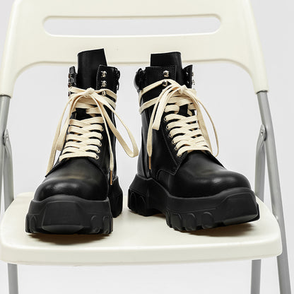 MLB LTHR-01 High-Top Combat Boots