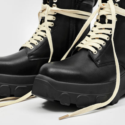 MLB LTHR-01 High-Top Combat Boots