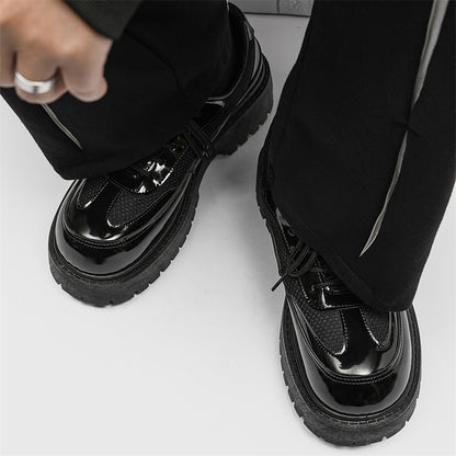 MLB LTHR-22 Glossy Platform Boots