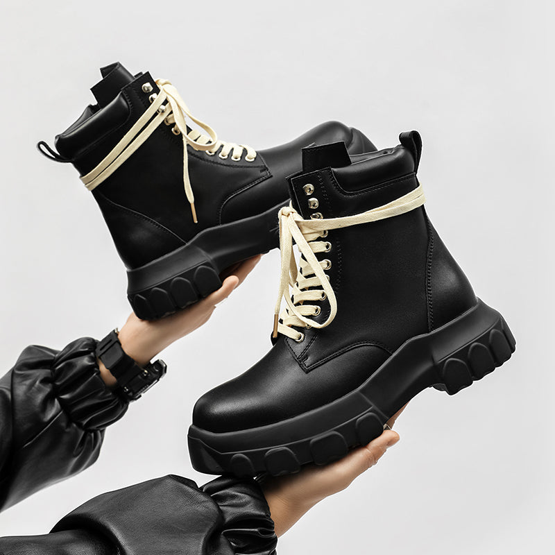 MLB LTHR-01 High-Top Combat Boots