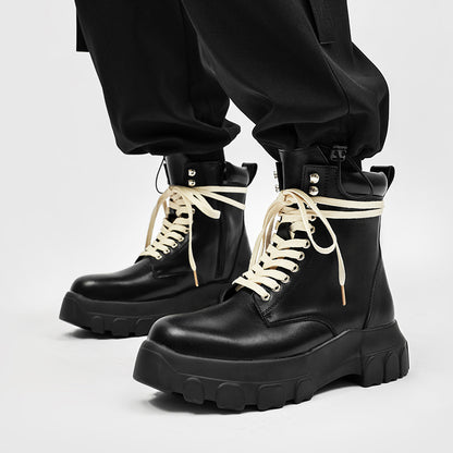 MLB LTHR-01 High-Top Combat Boots