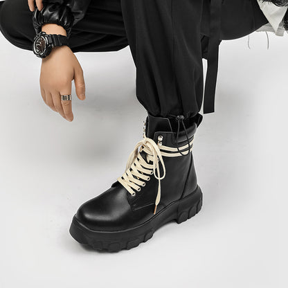 MLB LTHR-01 High-Top Combat Boots