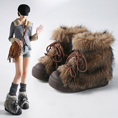 Hestia Fur Winter Boots