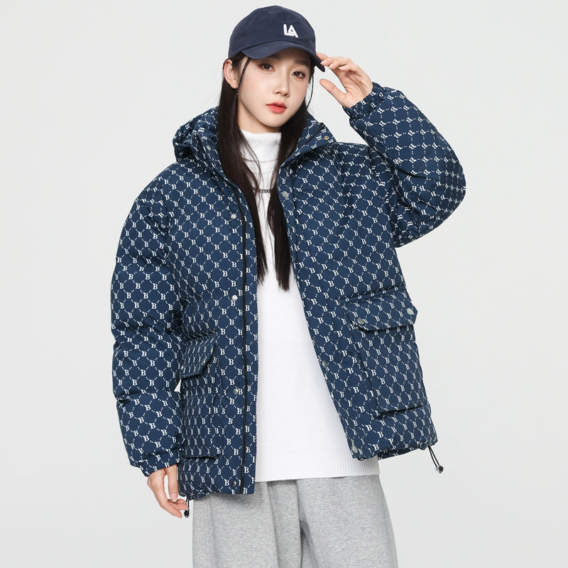 MLB LX05 Monogram Down Jacket - Imperial Navy