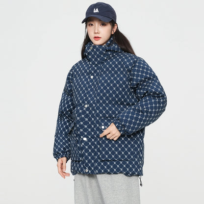 MLB LX05 Monogram Down Jacket - Imperial Navy