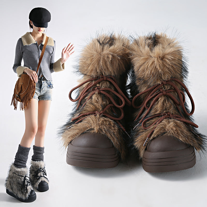 Hestia Fur Winter Boots