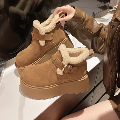 Artemis Shearling Platform Boots