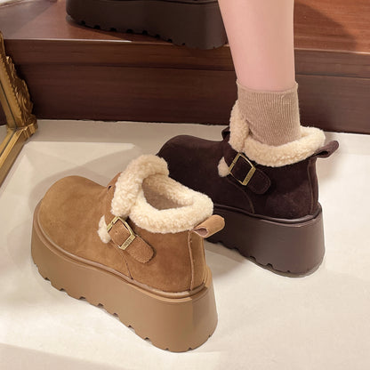 Artemis Shearling Platform Boots