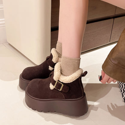 Artemis Shearling Platform Boots