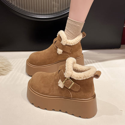 Artemis Shearling Platform Boots