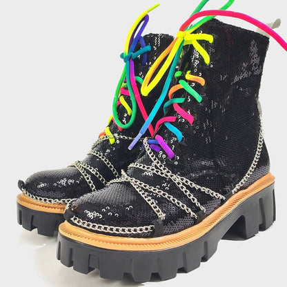 DEICE Dazzling Chunky Boots