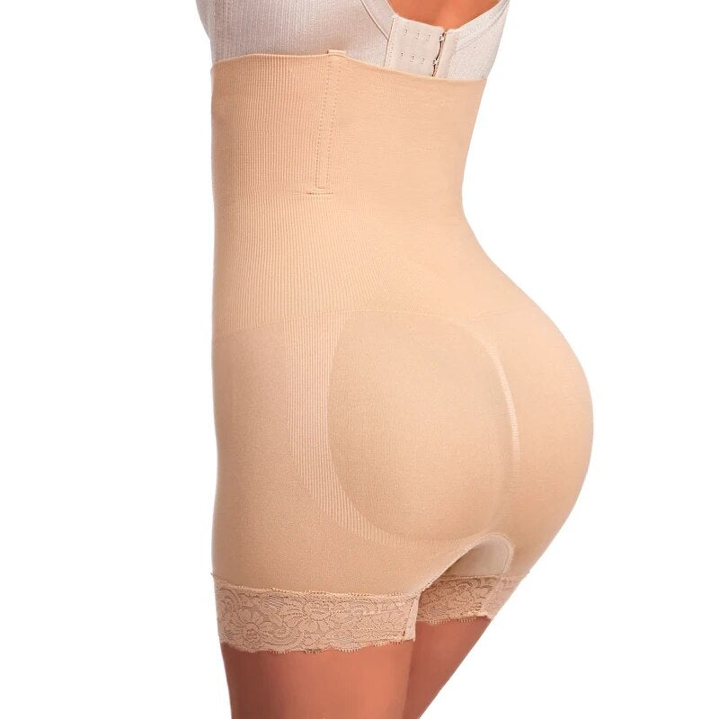 SHPWR-37 Seamless Waist Trainer + Butt Lifter Underwear