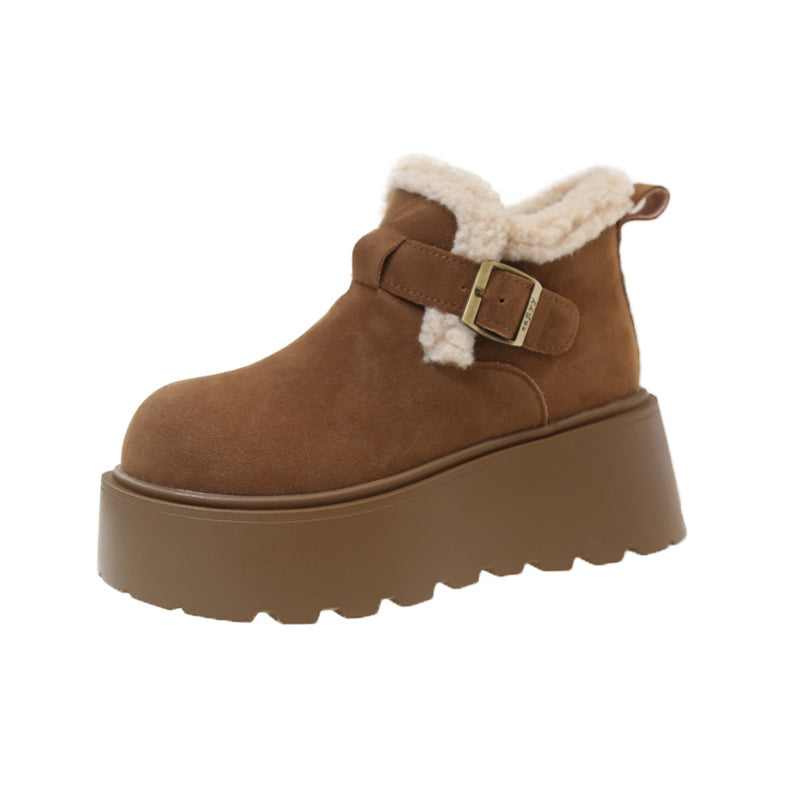 Artemis Shearling Platform Boots