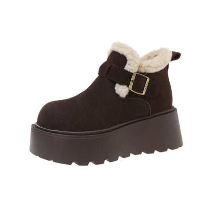 Artemis Shearling Platform Boots