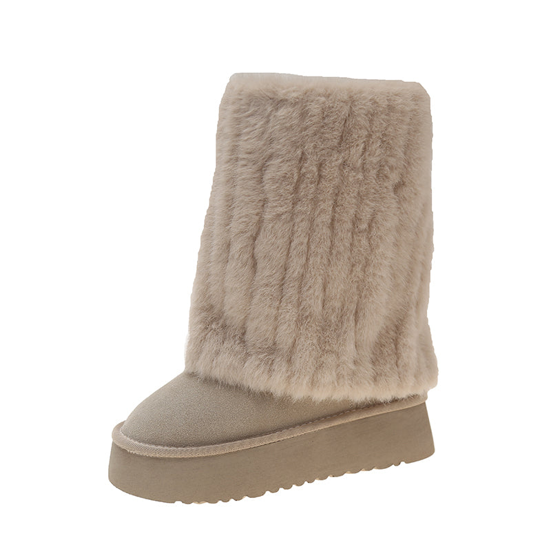 Demeter Plush High-Rise Boots