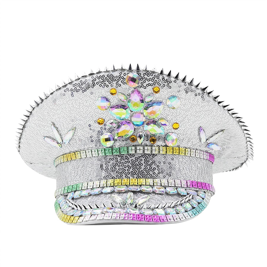 BESTINA Luxury Rhinestone Party Hat