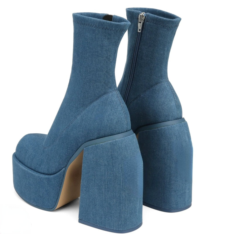 EVERA  High Heel Ankle Boots