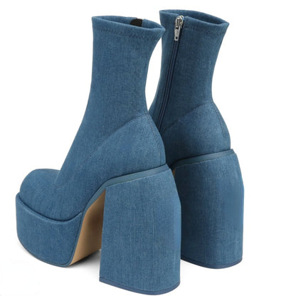 EVERA  High Heel Ankle Boots