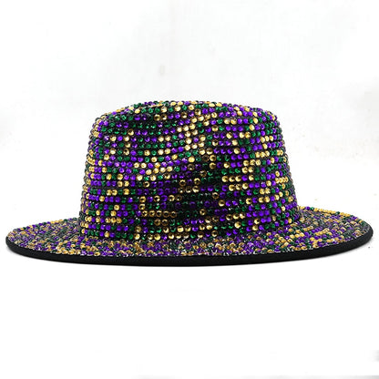 JOELINA Luxury Sequin Fedora