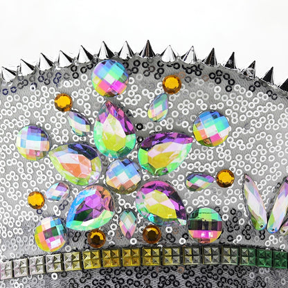 BESTINA Luxury Rhinestone Party Hat