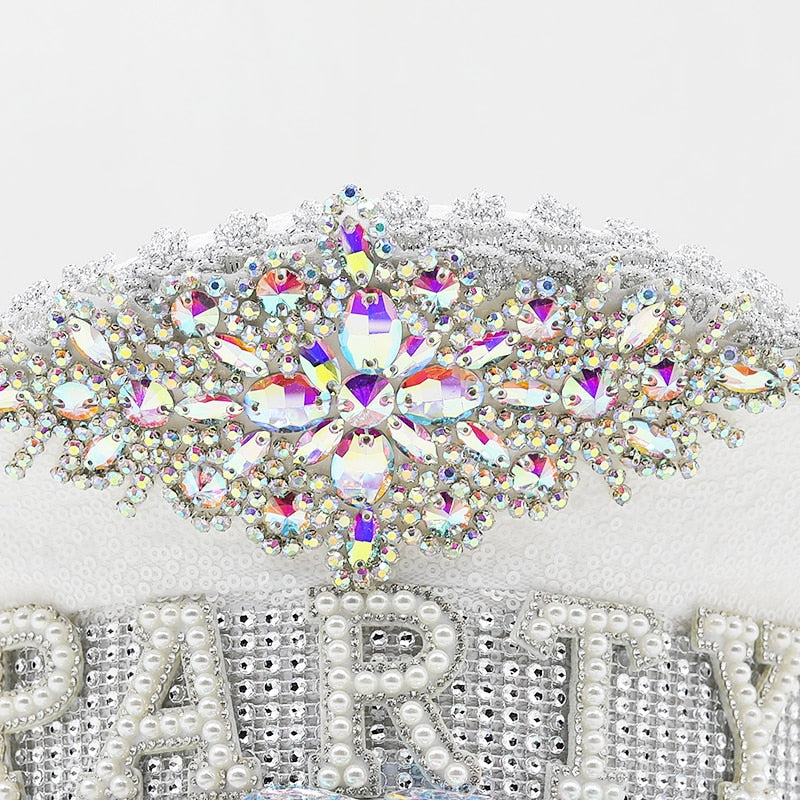 CANDY Luxury Rhinestone Party Hat