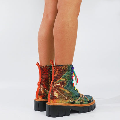 DEICE Dazzling Chunky Boots