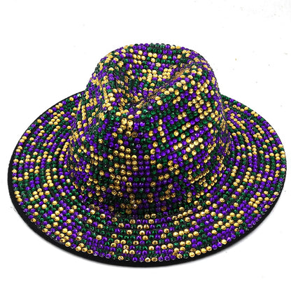 JOELINA Luxury Sequin Fedora