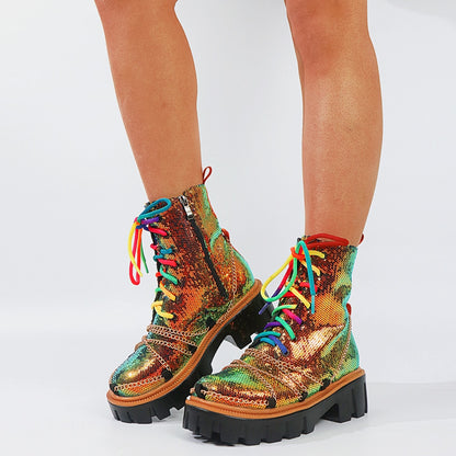 DEICE Dazzling Chunky Boots