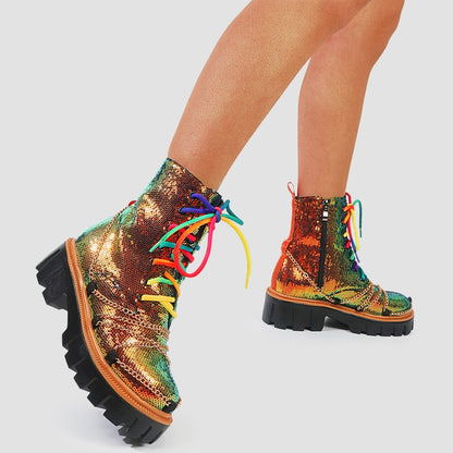 DEICE Dazzling Chunky Boots