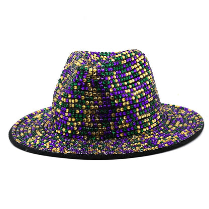 JOELINA Luxury Sequin Fedora