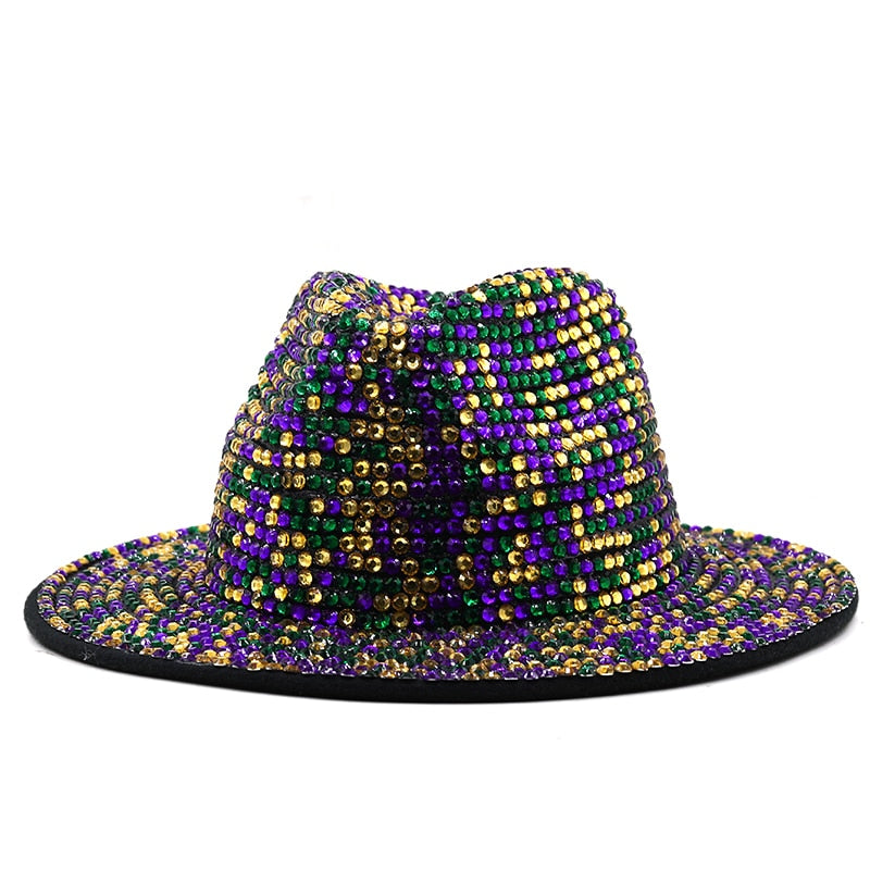 JOELINA Luxury Sequin Fedora