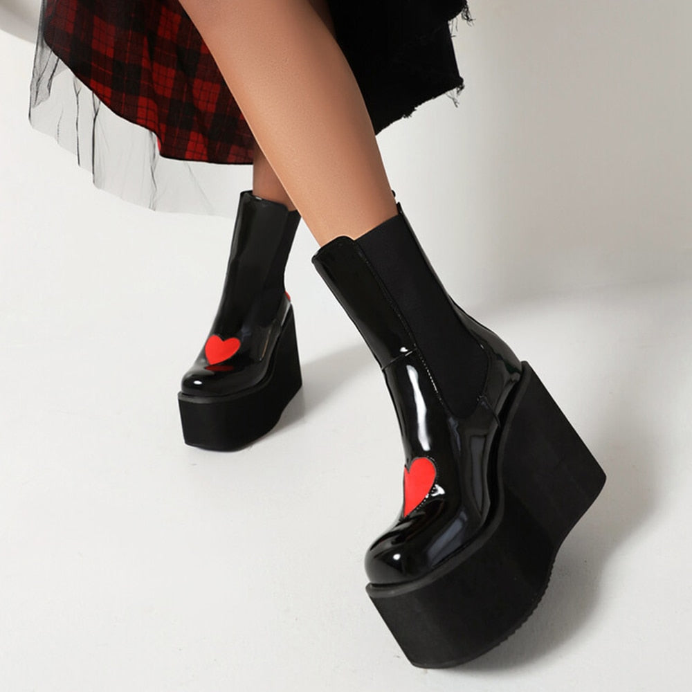 MAZI LUZI High Heel Ankle Boots