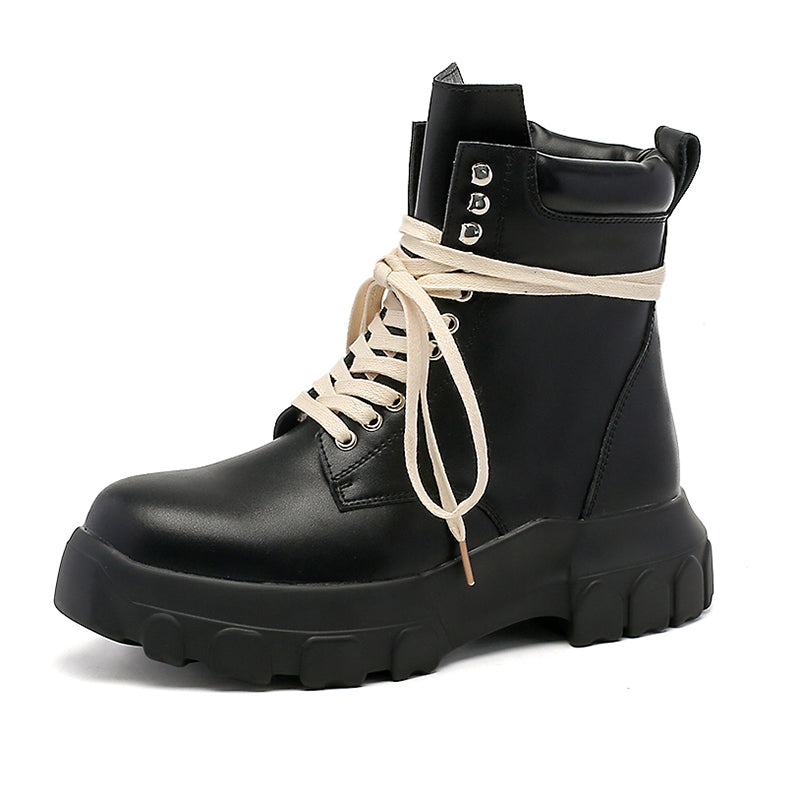 MLB LTHR-01 High-Top Combat Boots